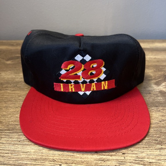 Vintage Texaco Havoline Racing Cap Hat Ernie Irvan 28 Adjustable Snapback Nascar - Picture 1 of 4